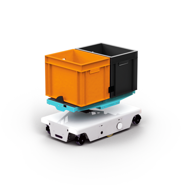 movo-one AMR robot by Symovo double box